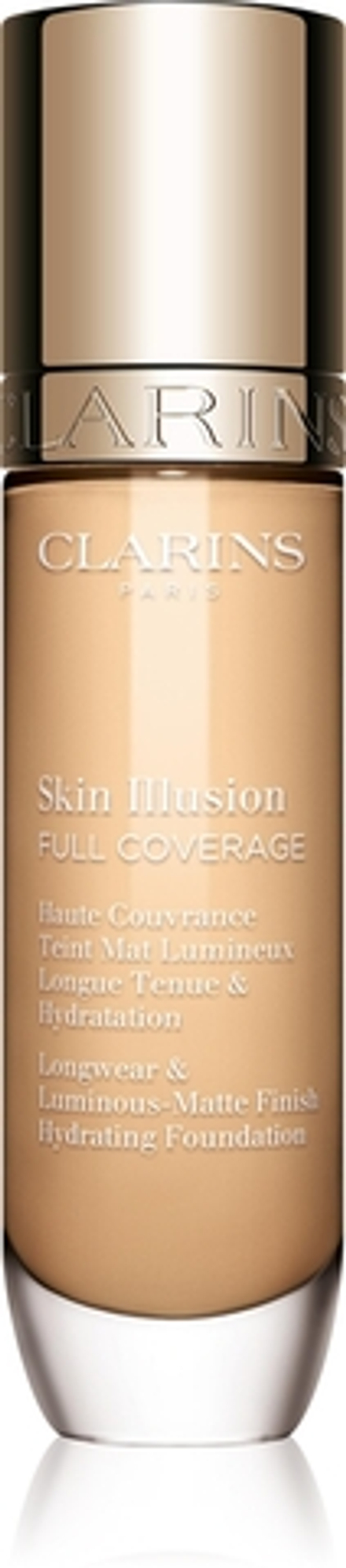 Clarins Skin Illusion Hydrating Foundation - Тональная основа с высокой степенью покрытия оттенок 101W, 30 ml
