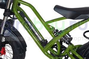 Электровелосипед Minako FOX-S (48v/23Ah) Спицы - Хаки фото 4