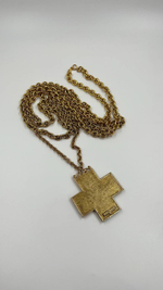 Колье с декоративным крестом Accessorcraft NY