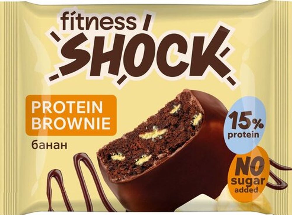 Бисквит глазир. "брауни банановый" 50гр