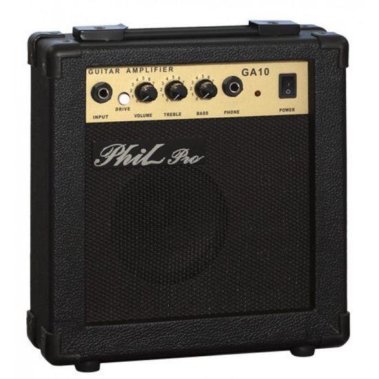 PHIL PRO GA-10 - гитарный комбо, 10 w, динамик 1 х 6,5", одноканальный,...