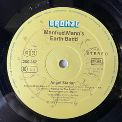 Винтажная виниловая пластинка LP Manfred Mann's Earth Band, Манфред Манн, Angel Station (Гемариня 1979) (Полный Комплект С Постером)