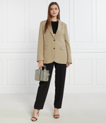 Кожаная сумка-трапеция THE MICRO TOTE Marc Jacobs - черный(H052L03FA22)