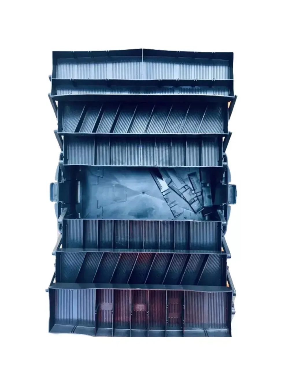 Ящик рыболовный трехполочный для хранения снастей