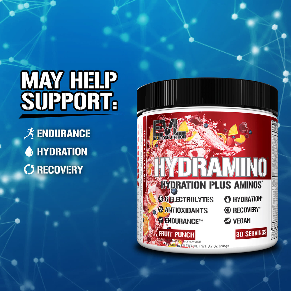 EVLution Nutrition, HydrAmino®, фруктовый пунш, 246 г (8,7 унции)