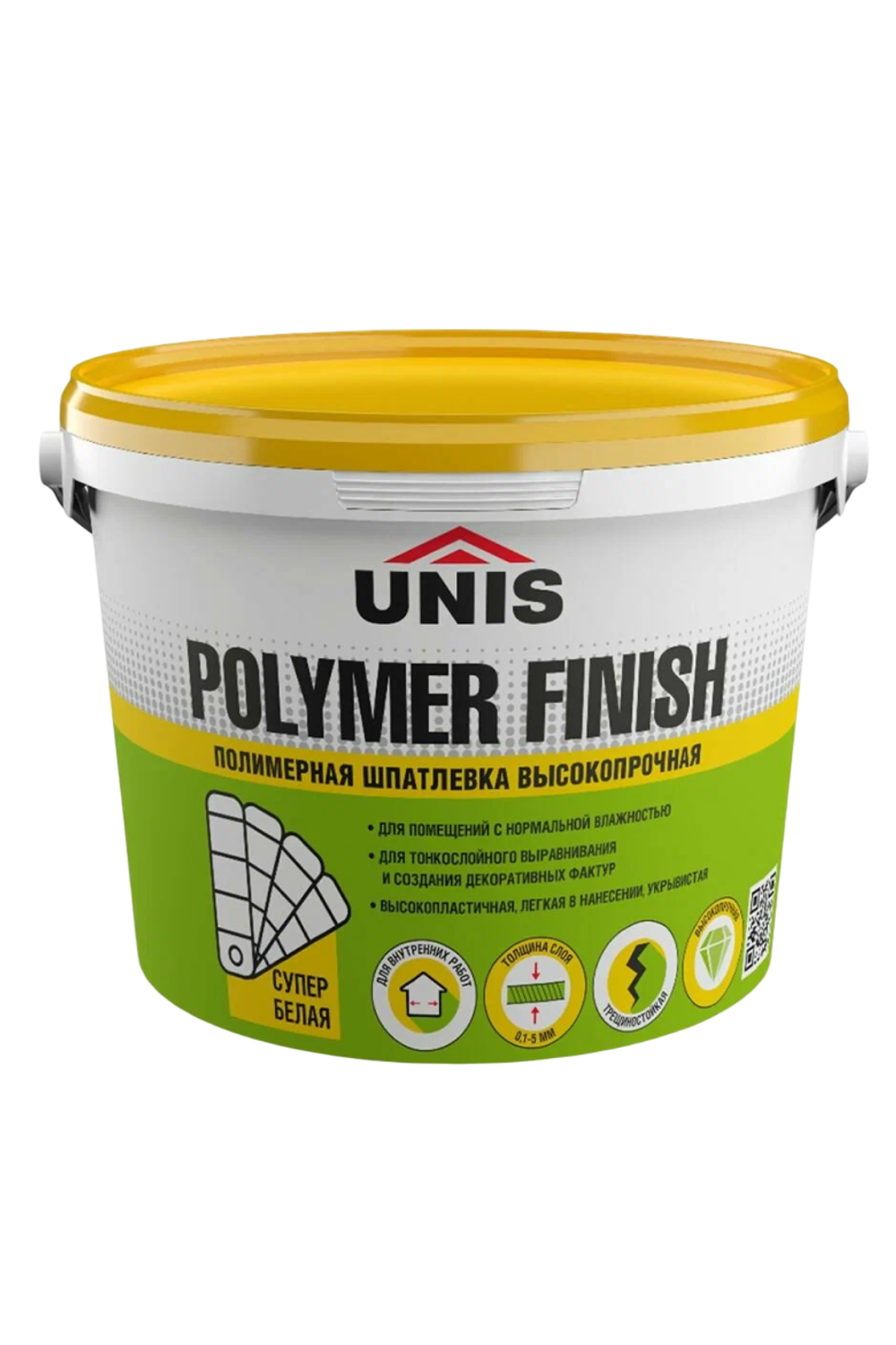 Шпатлевка полимерная POLYMER FINISH UNIS 15кг