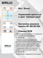 Накладной светильник Citilux Спутник CL734900G