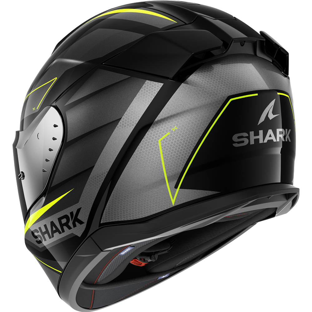 SHARK D-SKWAL 3 SIZLER Black/Anthracite/Yellow