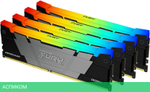 Оперативная память Kingston Fury Renegade RGB Gaming RTL DDR4 4x32GB (KF436C18RB2AK4/128)