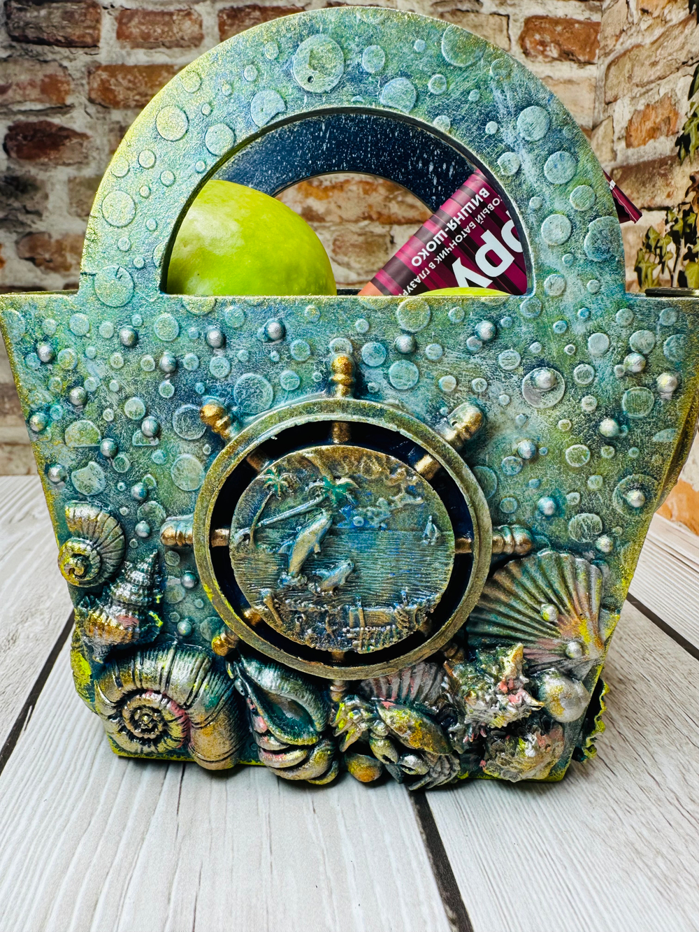 Набор корзиночек в морском стиле