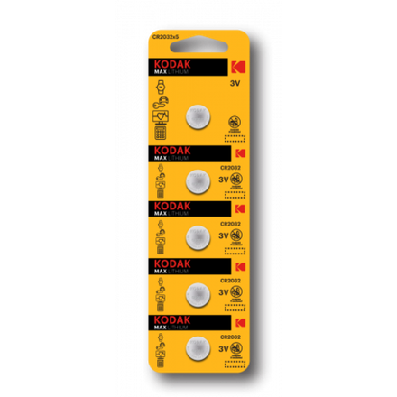 Батарейки Kodak CR2032-5BL MAX Lithium