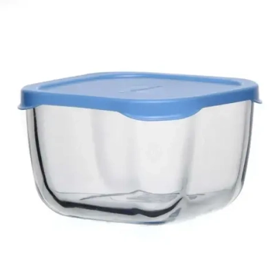 Контейнер SNOW BOX с голубой пластиковой крышкой 250 мл
