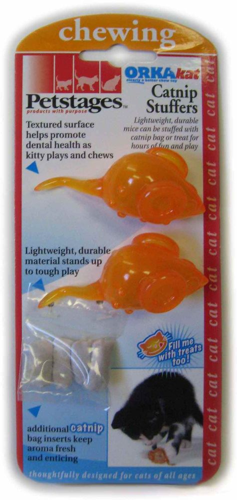 Petstages игрушка для кошек "ОPKA мышка", 2 шт.