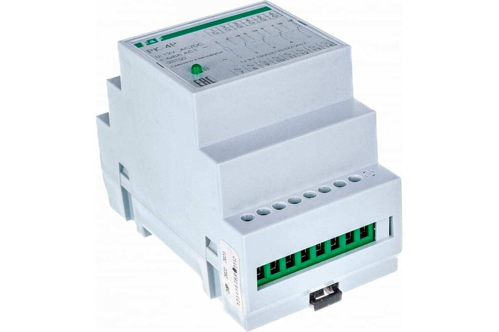 Реле промежуточное (электромагнитное) PK-4P-12 12В 50Гц 4х8А 4 перекл.