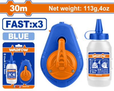 Шнур-отвес малярный 30 м (6/36) WADFOW WHX1430