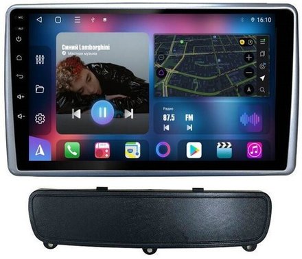Магнитола для KIA Sorento 2012-2016 (климат на большом экране ГУ) - FarCar BM1218/224M QLED, Android 12, ТОП процессор, 4Гб+32Гб, CarPlay, 4G SIM-слот