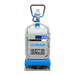 Виброплита реверсивная гидравлическая CIMAR CPC-240 (YANMAR L70)