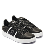 Кожаные кроссовки Karl Lagerfeld - черный(KL51426)