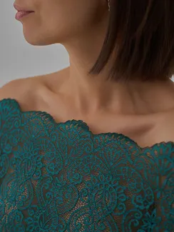 03-251 Кружево эластичное 22 см, сосна 1994