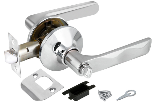 Ручка-защелка фиксатор Пунто 6024 CP-B, цвет хром (гарантия - 1 месяц)