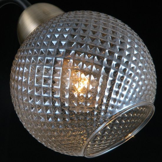 Настенный светильник ILLUMICO E14 IL0190-1WSQ-79 BK AB