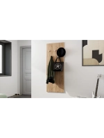 Прихожая с зеркалом Дуб Крафт золотой 165х43х226