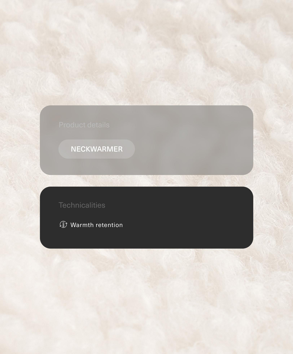 Oysho Снуд из искусственной овчины, экрю