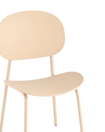 Стул Edie пластик желтый