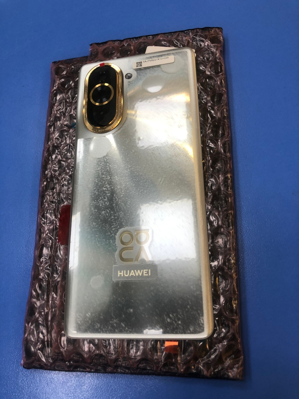 Huawei Nova 10 Задняя крышка серебро Оригинал Сервисная 02355AJY