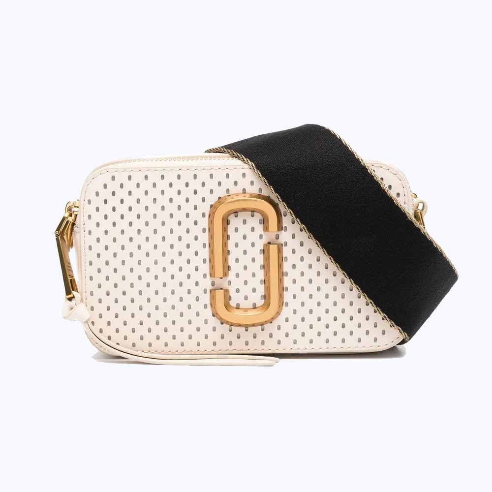 СУМКА MARC JACOBS THE PERFORATED SNAPSHOT TAPIOCA