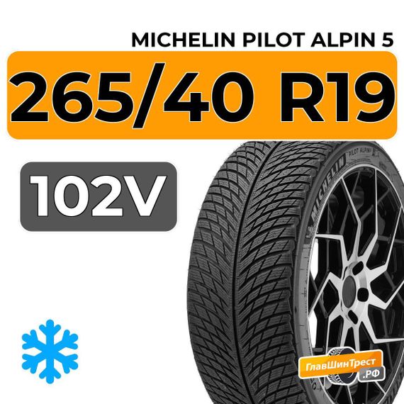 Michelin Pilot Alpin 5 265/40 R19 102V XL