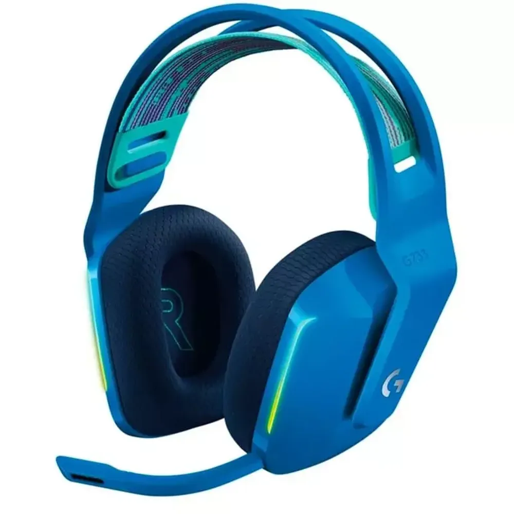 Игровая гарнитура Logitech G733 LightSpeed, Blue (981-000943)