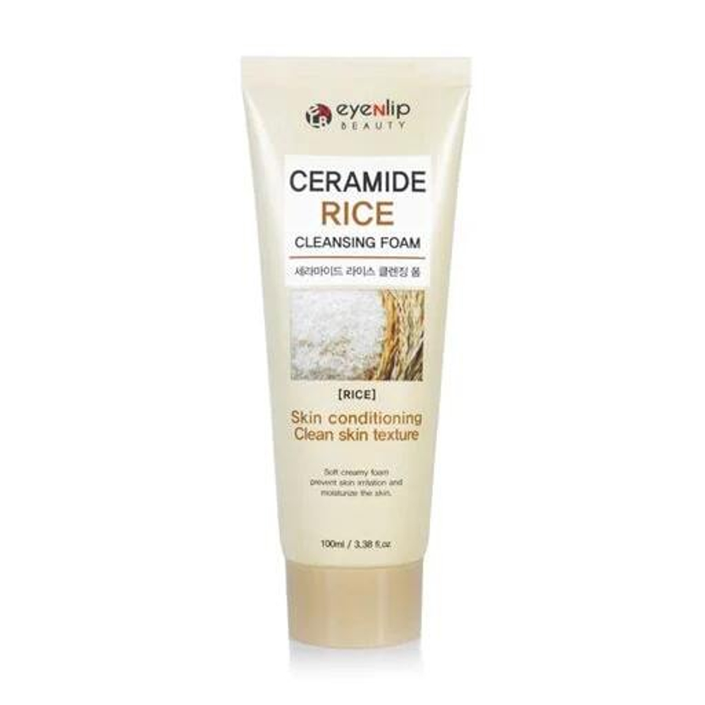 Пенка для умывания с керамидами и рисом Eyenlip Ceramide Rice Cleansing Foam