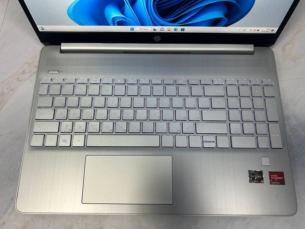 Ноутбук HP 15s-eq2013ur Конфигурация: AMD Ryzen 5 5500U/8GB/512GB SSD/AMD Radeon Graphics/15,6 (1920*1080) IPS/Win 11/B1