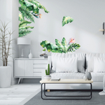 Стикеры ТРОПИЧЕСКИЕ ЛИСТЬЯ сет макси