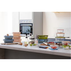 Контейнер Smart Solutions 640мл синий в чехле