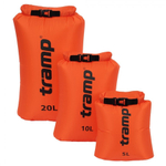 Гермомешок TRAMP Nylon Ultralight 20л, артикул TRA-310, цвет Оранжевый
