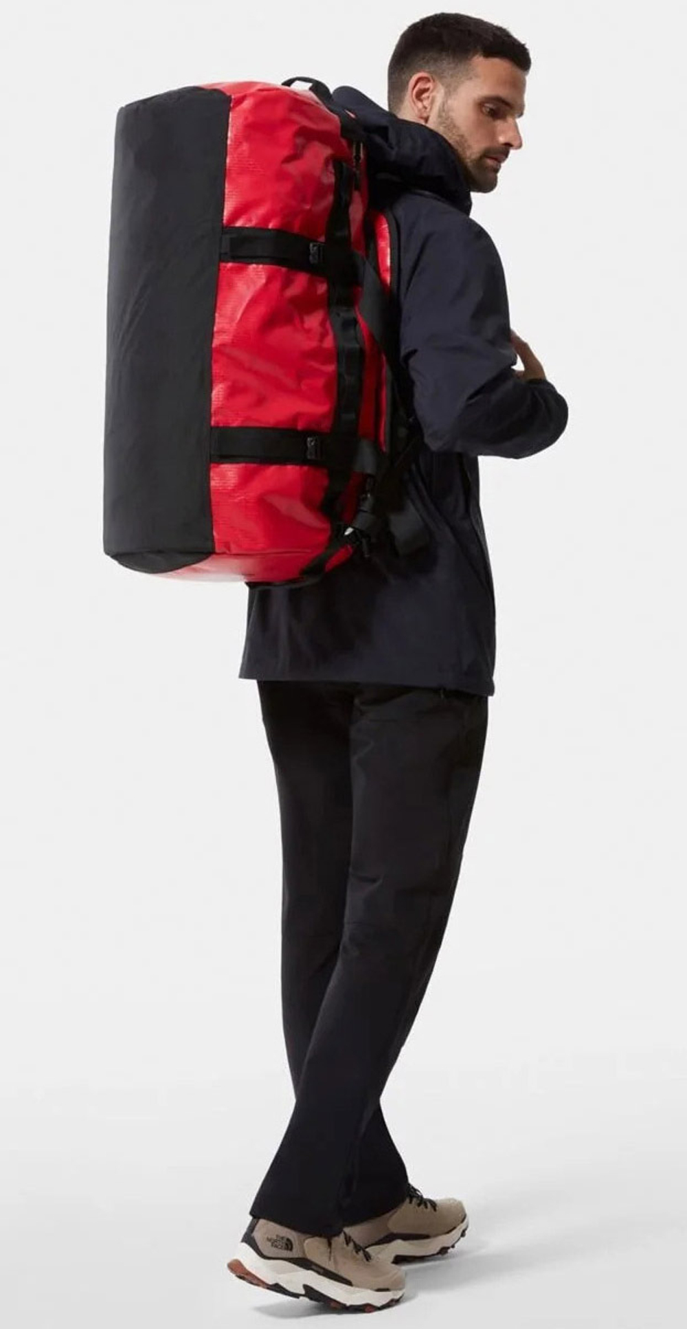 Сумка-баул The North Face Base Camp Duffel M Red-Black