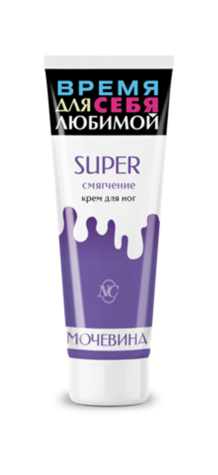 Невская косметика Время д/себя любимой Крем д/ног Super смягч 75мл *8*32