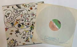 Винтажная виниловая пластинка LP Led Zeppelin III (UK 1976)