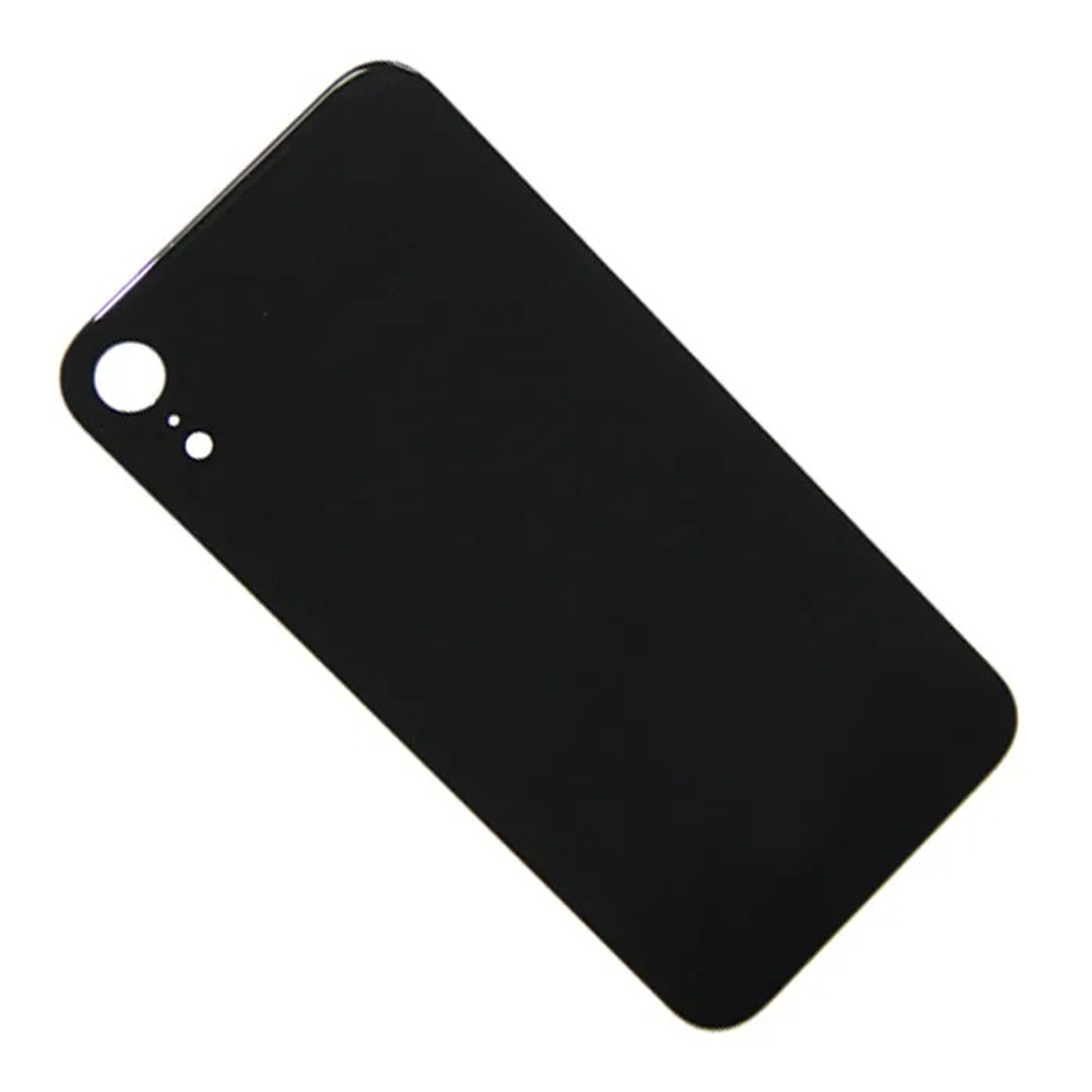 Задняя крышка для Apple iPhone Xr Черный (широкий вырез под камеру) - Премиум