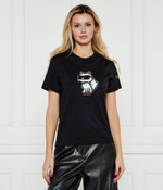 Футболка IKON SKETCH CHOUPETTE Karl Lagerfeld - черный(A1W17128)