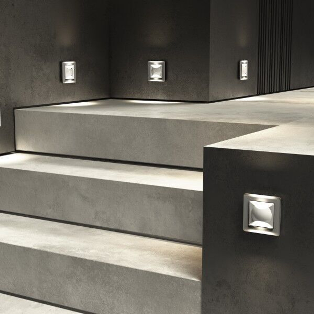 Встраиваемая LED подсветка МУН (белый матовый)