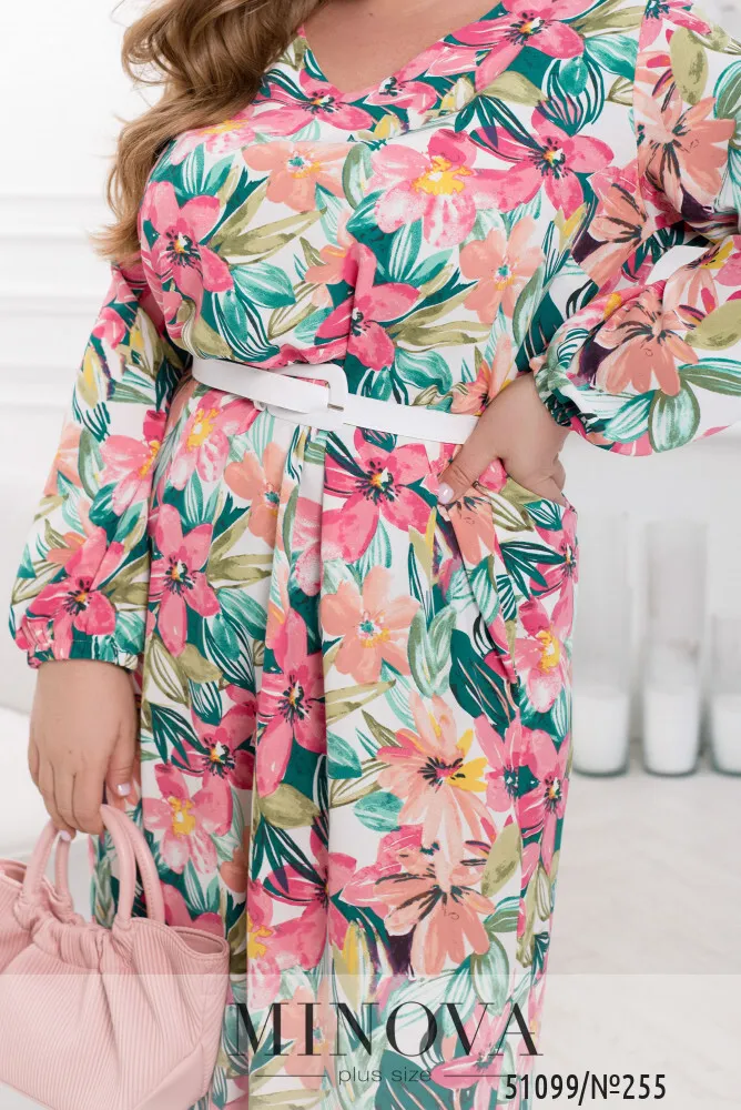 Платье 255-персиковый Minova