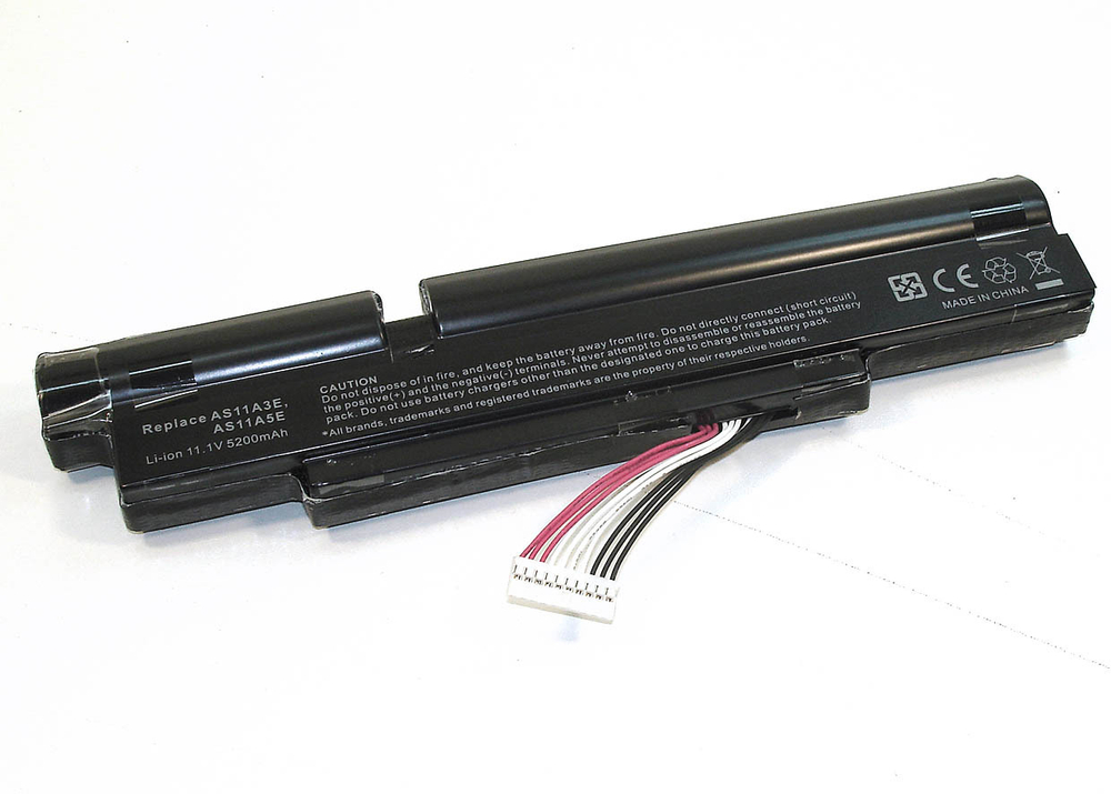 Аккумуляторная батарея для ноутбука Acer Aspire 3830 (AS11A3E) 11.1V 5200mAh OEM черная