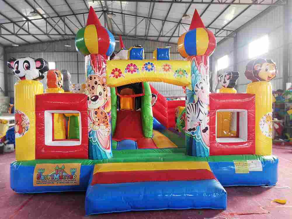 Коммерческий надувной батут "Волшебное царство", 6x5x4 м.