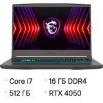 Ноутбук MSI Thin 15 B13VE-3200XRU Intel Core i7 13620H 2400MHz/15.6"/1920x1080/16GB/512GB SSD/NVIDIA GeForce RTX 4050 6GB/Без ОС (9S7-16R831-3200) Grey
