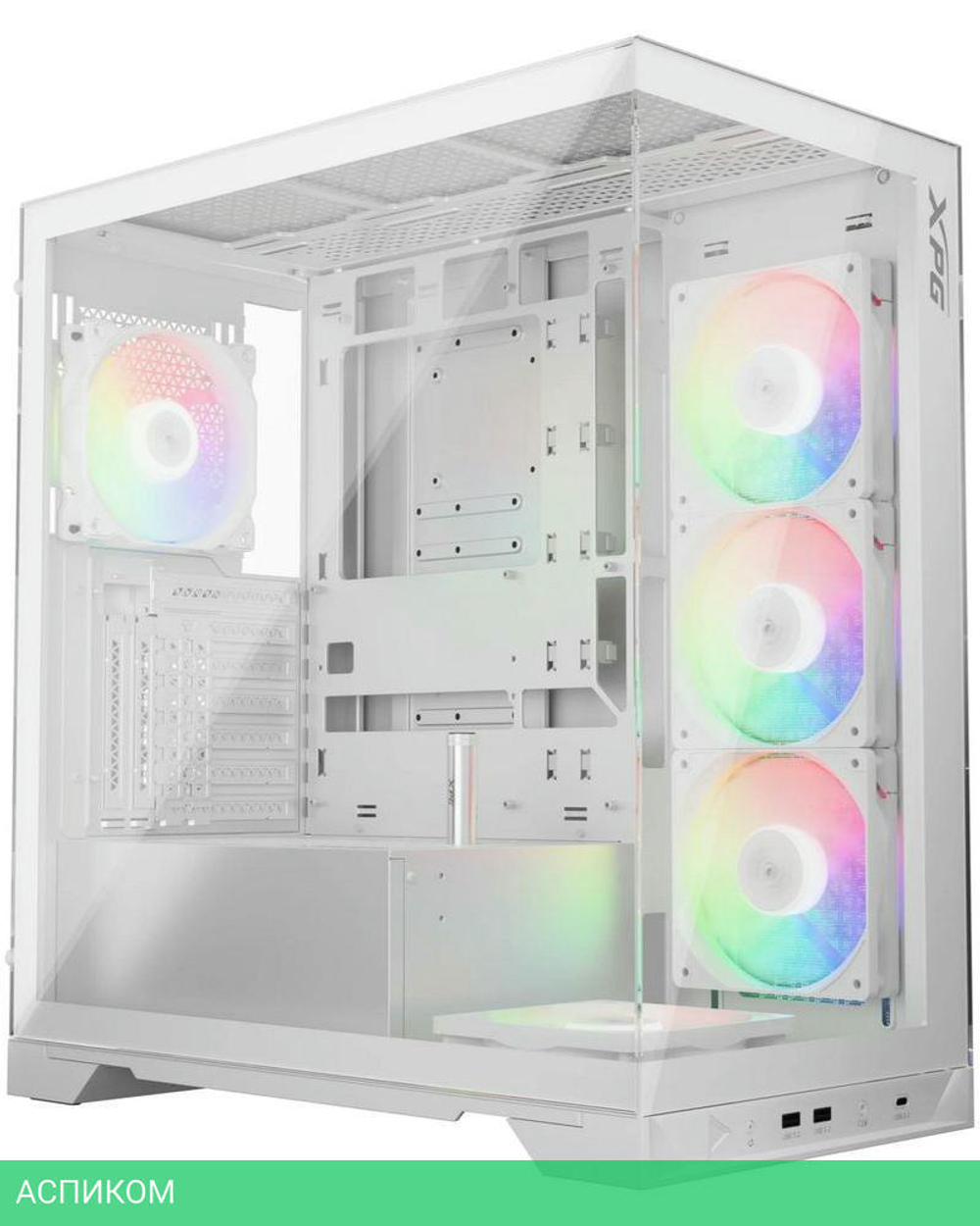Корпус XPG Invader X White (INVADERXMT-WHCWW)
