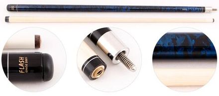 Кий / пул 2-pc "Flash Classic" (синий)