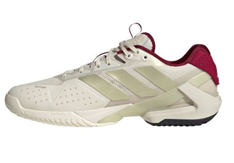 Мужские кроссовки теннисные Adidas Adizero Ubersonic 5 M - chalk white/ice gold metal/legend ink